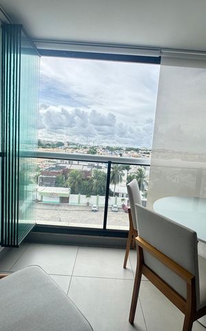 Apartamento para alugar com 56m², 1 quarto e 1 vaga Apartamento para alugar com 56m², 1 quarto e 1 vagaVaranda