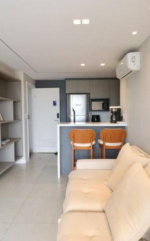 Apartamento para alugar com 56m², 1 quarto e 1 vaga Apartamento para alugar com 56m², 1 quarto e 1 vagaSala