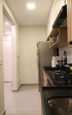 Apartamento à venda com 45m², 2 quartos e 1 vagaCozinha