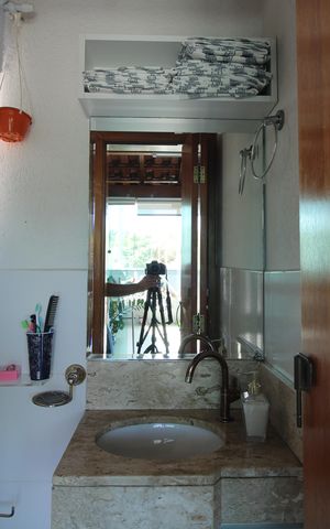 Casa de condomínio à venda com 120m², 3 quartos e 2 vagasBanheiro Social 2