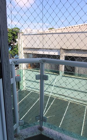 Casa de condomínio à venda com 120m², 3 quartos e 2 vagasVaranda quarto 3
