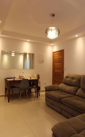 Casa de condomínio à venda com 120m², 3 quartos e 2 vagasSala