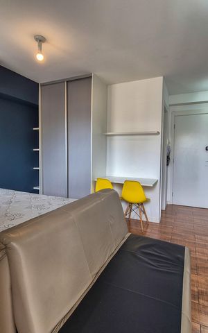 Apartamento à venda com 28m², 1 quarto e sem vaga