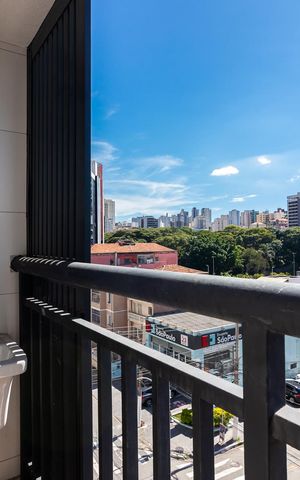 Apartamento para alugar com 28m², 1 quarto e sem vagaVaranda e Área de Serviço