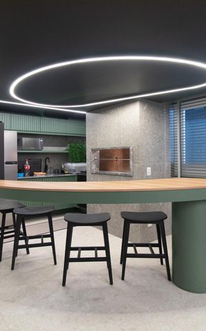 Apartamento para alugar com 28m², 1 quarto e 1 vaga Apartamento para alugar com 28m², 1 quarto e 1 vagaÁrea comum - Salão de festas