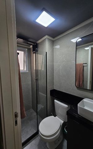 Apartamento à venda com 41m², 2 quartos e sem vaga Apartamento à venda com 41m², 2 quartos e sem vagaBanheiro