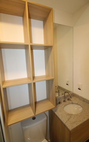 Apartamento para alugar com 33m², 1 quarto e 1 vagaBanheiro da Suíte
