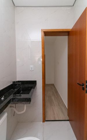 Casa à venda com 85m², 2 quartos e 1 vagaBanheiro da Suíte 2