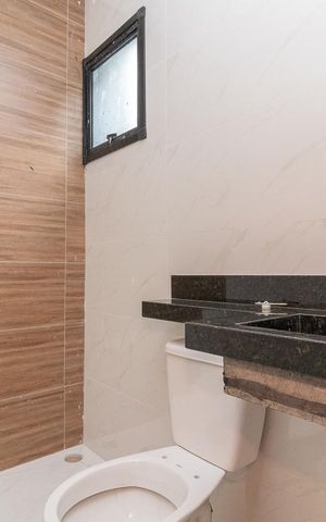 Casa à venda com 85m², 2 quartos e 1 vagaBanheiro da Suíte 2