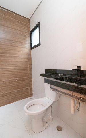 Casa à venda com 85m², 2 quartos e 1 vagaBanheiro da Suíte 2