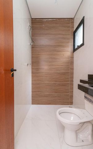 Casa à venda com 85m², 2 quartos e 1 vagaBanheiro da Suíte 2