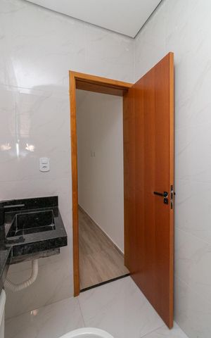 Casa à venda com 85m², 2 quartos e 1 vagaBanheiro da Suíte 2