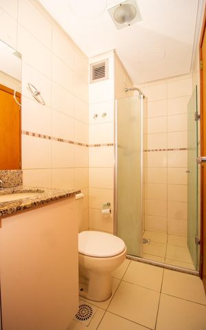 Apartamento para alugar com 38m², 1 quarto e 1 vaga Apartamento para alugar com 38m², 1 quarto e 1 vagaBanheiro