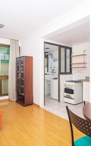 Apartamento para alugar com 38m², 1 quarto e 1 vaga Apartamento para alugar com 38m², 1 quarto e 1 vagaSala