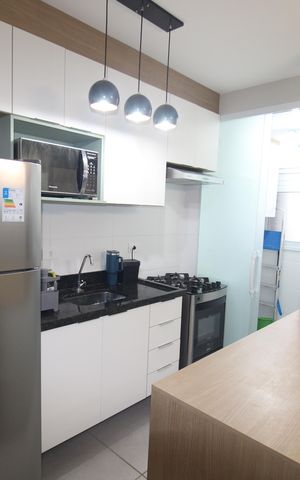 Apartamento para alugar com 59m², 2 quartos e sem vagaSala / Cozinha