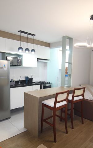 Apartamento para alugar com 59m², 2 quartos e sem vagaSala / Cozinha