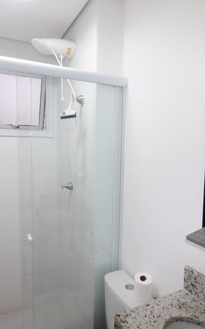 Apartamento para alugar com 59m², 2 quartos e sem vagaBanheiro
