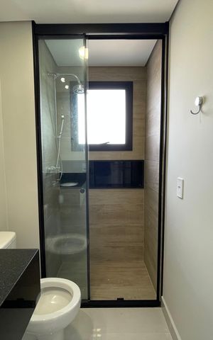 Apartamento para alugar com 84m², 2 quartos e 2 vagas Apartamento para alugar com 84m², 2 quartos e 2 vagasBanheiro da Suíte