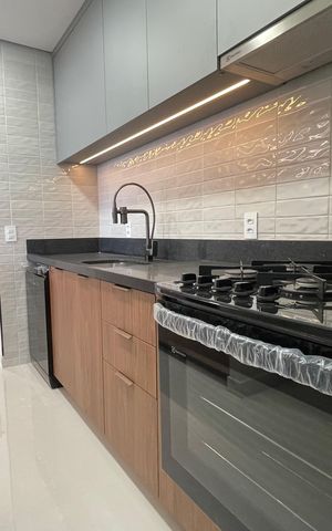 Apartamento para alugar com 84m², 2 quartos e 2 vagas Apartamento para alugar com 84m², 2 quartos e 2 vagasCozinha e Área de Serviço