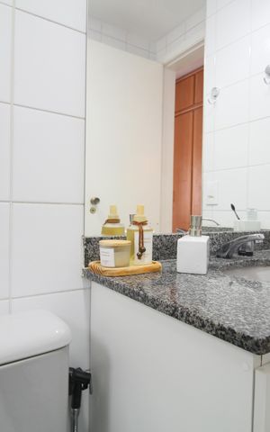 Apartamento à venda com 79m², 3 quartos e 2 vagasBanheiro 1