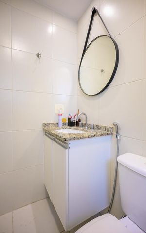 Apartamento à venda com 72m², 2 quartos e 1 vagaBanheiro Suíte 