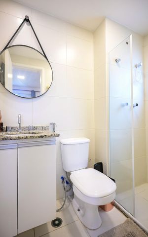 Apartamento à venda com 72m², 2 quartos e 1 vagaBanheiro Suíte 