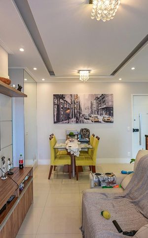 Apartamento à venda com 63m², 2 quartos e 2 vagasSala