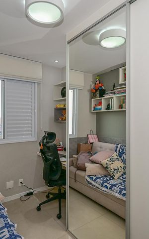 Apartamento à venda com 63m², 2 quartos e 2 vagasQuarto 
