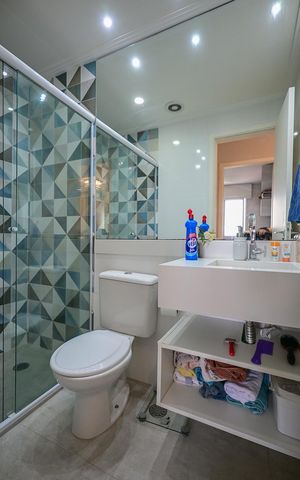 Apartamento à venda com 63m², 2 quartos e 2 vagasBanheiro
