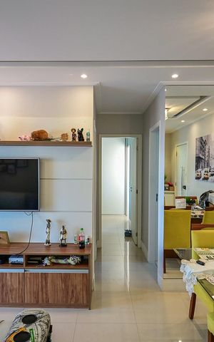 Apartamento à venda com 63m², 2 quartos e 2 vagasSala
