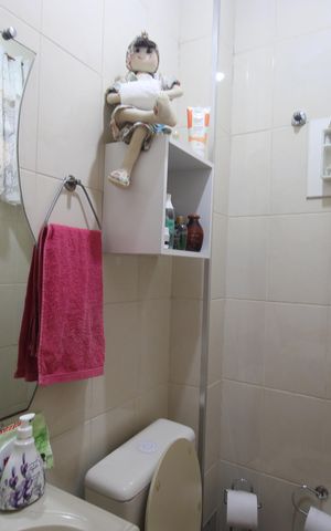 Casa de condomínio à venda com 61m², 2 quartos e 1 vagaLavabo