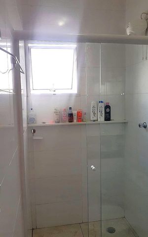 Casa de condomínio à venda com 78m², 2 quartos e 2 vagas Casa de condomínio à venda com 78m², 2 quartos e 2 vagasBanheiro