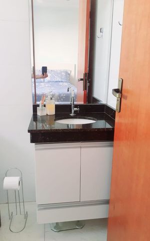 Casa de condomínio à venda com 78m², 2 quartos e 2 vagas Casa de condomínio à venda com 78m², 2 quartos e 2 vagasBanheiro