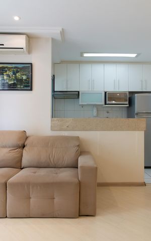 Studio à venda com 48m², 2 quartos e 1 vaga