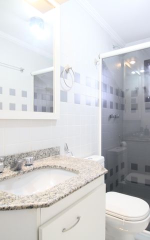 Apartamento para alugar com 162m², 4 quartos e 3 vagasBanheiro 1 