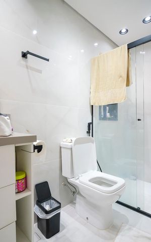 Apartamento à venda com 80m², 2 quartos e 1 vagaBanheiro da suíte