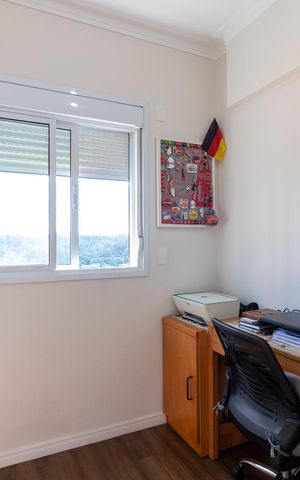 Apartamento à venda com 83m², 3 quartos e 2 vagasQuarto 2