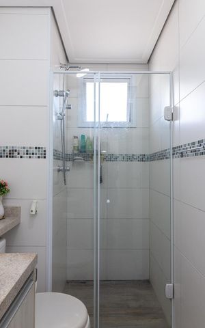 Apartamento à venda com 83m², 3 quartos e 2 vagasBanheiro da Suíte