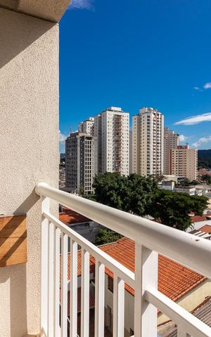 Apartamento à venda com 83m², 3 quartos e 2 vagasVaranda do Quarto 3