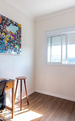 Apartamento à venda com 83m², 3 quartos e 2 vagasQuarto 2
