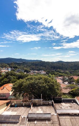 Apartamento à venda com 83m², 3 quartos e 2 vagasQuarto 2 - Vista