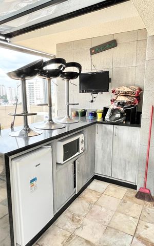 Apartamento à venda com 260m², 3 quartos e 4 vagasVaranda gourmet