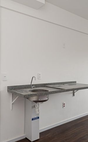 Studio à venda com 26m², 1 quarto e sem vaga Studio à venda com 26m², 1 quarto e sem vagaCozinha