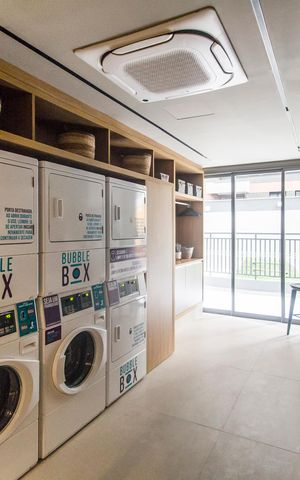 Apartamento à venda com 51m², 1 quarto e 1 vaga Apartamento à venda com 51m², 1 quarto e 1 vagaLavanderia