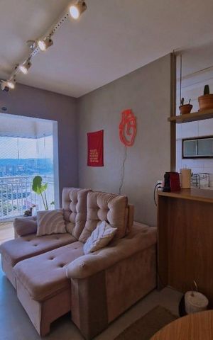 Apartamento à venda com 51m², 2 quartos e 1 vaga Apartamento à venda com 51m², 2 quartos e 1 vagaSala