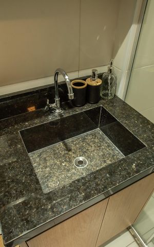 Studio para alugar com 25m², 1 quarto e sem vaga Studio para alugar com 25m², 1 quarto e sem vagaBanheiro