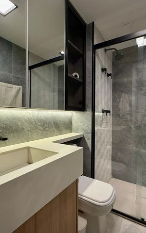 Apartamento à venda com 125m², 3 quartos e 2 vagas Apartamento à venda com 125m², 3 quartos e 2 vagasBanheiro Suíte 3
