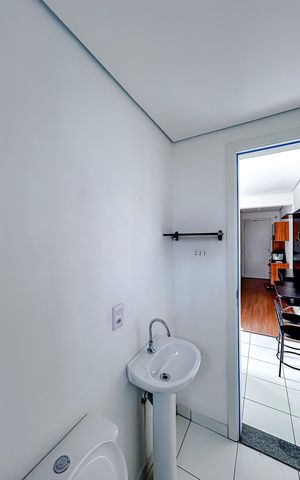 Apartamento à venda com 26m², 1 quarto e sem vagaBanheiro