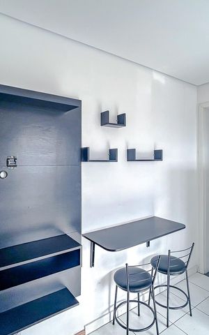 Apartamento à venda com 26m², 1 quarto e sem vagaSala