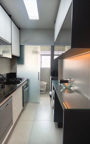 Apartamento à venda com 71m², 3 quartos e 2 vagasCozinha